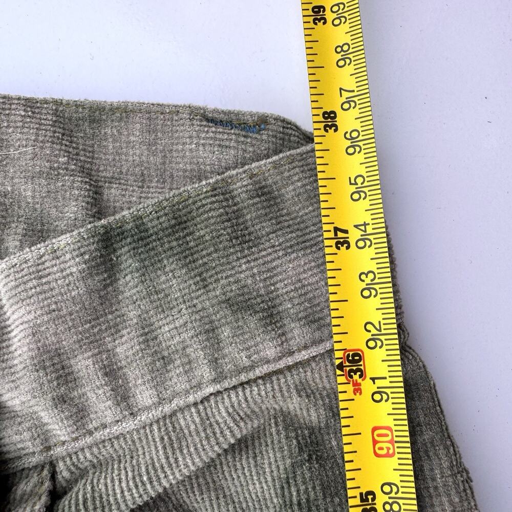 Grateful Dead Corduroy Pants Womens S Olive Green Tie Dye 50th Patch Hippie Boho - Picture 8 of 11